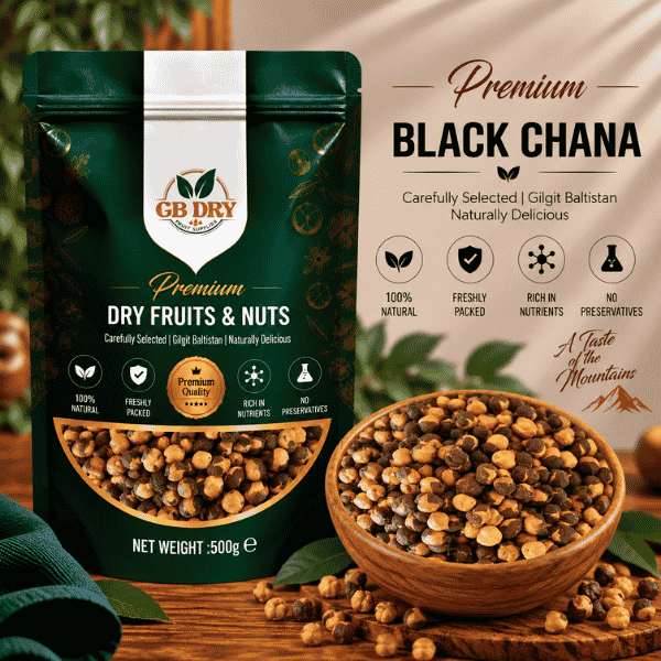 Roasted Black Chana