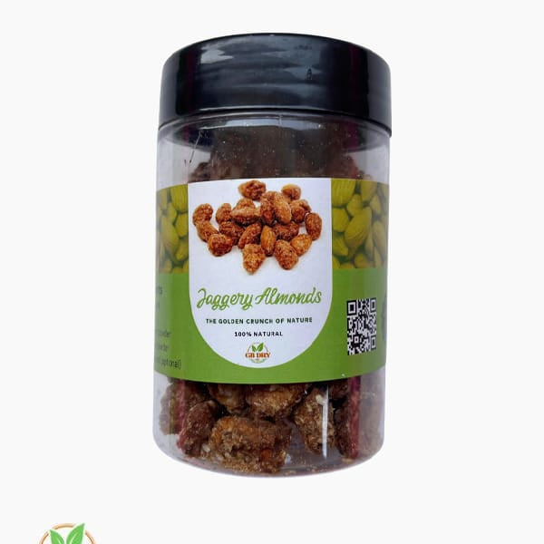 Jaggery Almonds - Home Made