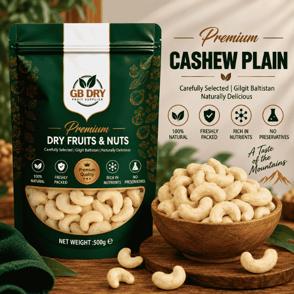Cashew Nuts Plain (Kaju) – Medium Size