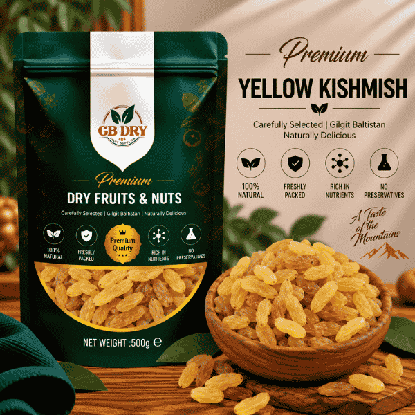 Pure yellow kishmish (raisin)
